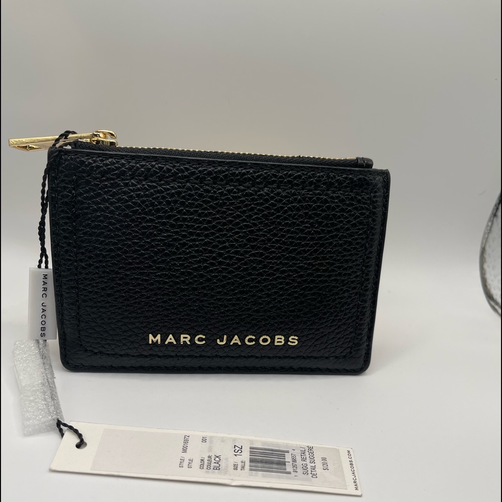 Marc Jacob Zip Leather Coin Card Purse